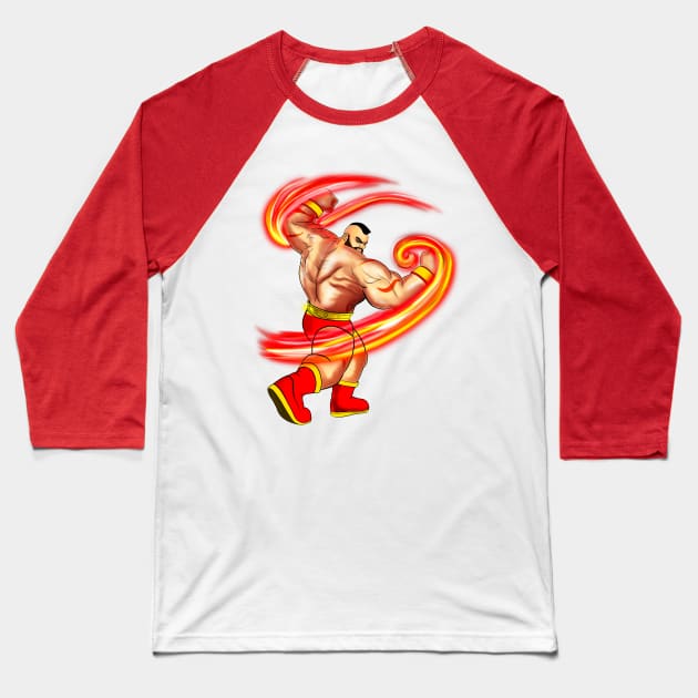 ZANGIEF (Double Lariat) Baseball T-Shirt by speciezasvisuals